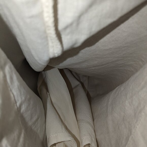 WEEKEND LA Arlo Linen Pants Womens Large Cream White Lounge Pockets Neutral Cozy - Picture 12 of 15